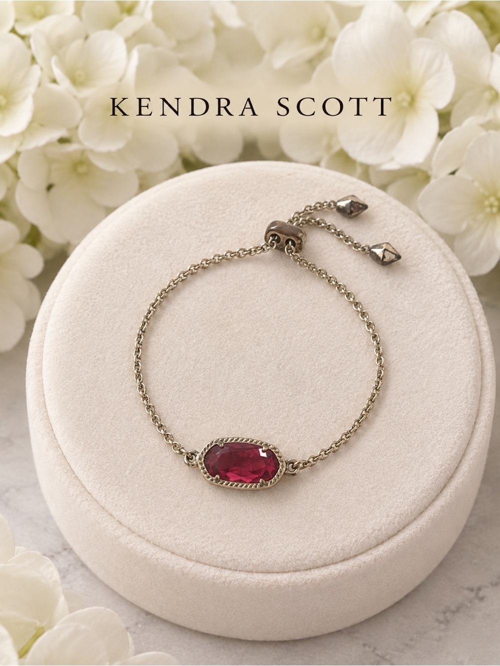 Kendra Scott Elaina Bracelet - Gold & Berry Glass